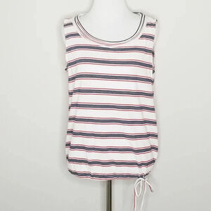 NWT Max Studio Striped Sleeveless Tank Top S